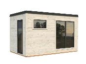 Sauna Bois 8.2 m² Grace - Bancs Tremble & Fenêtre Intégrée