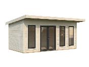 Studio de jardin Palmako Aurelia 15,2 m² bois naturel non traité