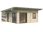 Chalet Bois Cecilia 27,2 m² - 70mm - Idéal Loisirs & Jardin