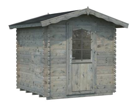 Abris VIVIAN 3.8 m² avec plancher- traitement par bain Gris vintage