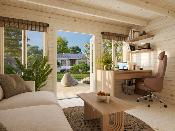 Abris MonoPente LISA 11.5 m² avec plancher