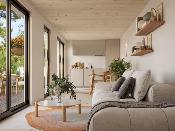 Abri de jardin bois Palmako REBEKKA 22,4 m² – Portes aluminium double vitrage