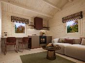 CHALET DE LOISIRS SANDRA 21.5 + 3.7m²