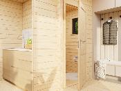 Chalet Bois Cecilia 14,2 m² - Épicéa Nordique 70mm
