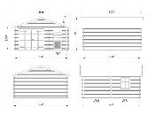 Abris de jardin IRENE 21.9+5.2 m² en 44 mm avec plancher