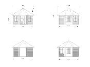 Abri de jardin Pavillon HANNA 14.1 M²