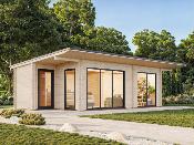 Studio de jardin bois Cecilia 27,3 m² Palmako
