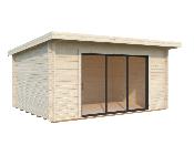 Abri MonoPente LEA 14.2 m² SLIDE avec plancher