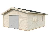 GARAGE PALMAKO ROGER 27.7 M² 70 mm AVEC PORTE SECTIONNELLE