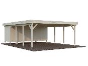 CARPORT KARL 40.6 M² avec ANNEXE 10.9 M²
