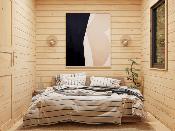 Chalet Bois 30m² Cecilia - Madriers 70mm, Qualité Nordique