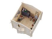 Abris VIVIAN 3.8 m² avec plancher