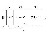 Aurelia 12,4 + 7,9 m² – Studio de jardin bois 44 mm | Palmako