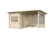 Sauna bois SANNA 4,1 + 5,9 m² Palmako