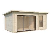 Sauna de jardin bois Sanna 12,8 m²