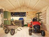 Abri de jardin bois Palmako LUCAS 12,1 m² – Panneaux 16 mm