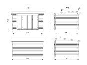 Studio de jardin Palmako Ines 11,1 m² Bifold – 44 mm