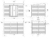 Abri de rangement bois ELIAS 7,3 m² – Panneaux 16 mm – Palmako
