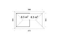 ABRI BIANCA SET 110- 16.6 m²