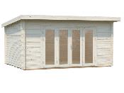 Abri MonoPente LEA 14.2 m² Bifold avec plancher