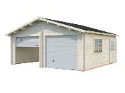 GARAGE PALMAKO ROGeR 28.4 M² 44 mm AVEC PORTE SECTIONNELLE