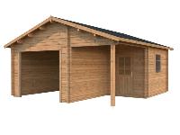 Garage Palmako Roger 21.9 +5.2 M² 44mm sans porte en façade