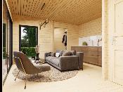 Chalet en bois Cecilia 32,0 m² 