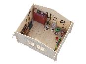 Abri de jardin VIVIAN 6.9 m² - avec plancher bois