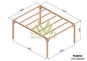 Pergola LILLE 500x400cm