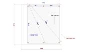 Carport toit plat 6.5 x 6.18 m en Douglas