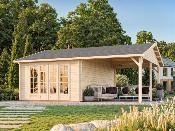 Chalet de jardin bois Palmako Irene 19,0 + 16,2 m² – Double pente