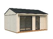 Rebekka 19,4 m² Palmako – Studio de jardin bois avec portes alu