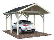 CARPORT ROBERT 11.7 - Bois Naturel non - traité 