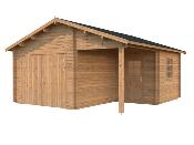 GARAGE PALMAKO ROGER 21.9 +5.2  M� 44mm AVEC DOUBLE PORTE EN BOIS
