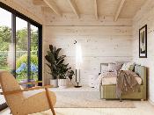 Studio de jardin Grace 11,2 m² Slide Plus – Porte coulissante – Palmako