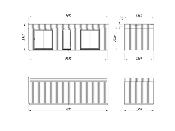 Abri de jardin bois Palmako REBEKKA 22,4 m² – Portes aluminium double vitrage