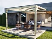 Pergola adossée CALAIS 400x400cm