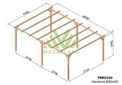Carport NANTERRE 600x420cm