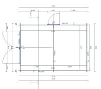 Garage de 19,43 m² en 40 mm