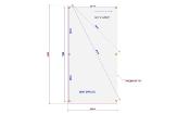 Carport camping car toit plat 4 x 8 m en Douglas