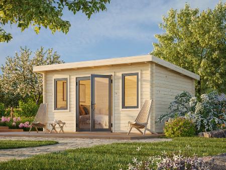 Studio de jardin Palmako Lisandra 14,2 m² bois naturel non traité