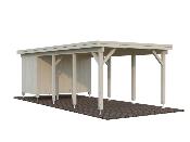 CARPORT KARL 23.1 M² avec ANNEXE 6.2 M²