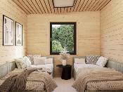 Studio de jardin Palmako Cecilia 39,9 m² – murs 70 mm – portes coulissantes aluminium