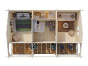 CHALET DE LOISIRS SANDRA 25.6 + 11.1 m²