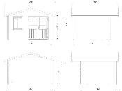 Abri de jardin EMMA 10.4 m² - avec plancher bois