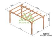 Pergola GRENOBLE 500x300cm