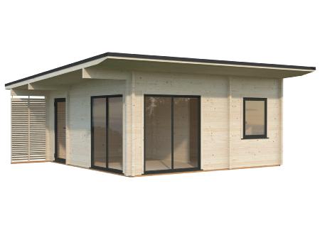 Chalet Bois Cecilia 27,2 m² - 70mm - Idéal Loisirs & Jardin