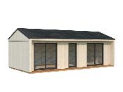 Maison miniature bois Palmako Rebekka 31,8 m² – Portes aluminium – Toit double pente