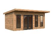 Studio de jardin Palmako Aurelia 15,2 m² traité marron