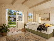 Abri de jardin EMMA 10.4 m² - avec plancher bois